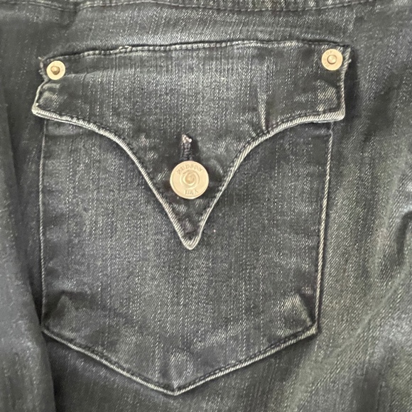 Hudson Collins Skinny Super Stretch Jeans Size 31 Black - Picture 2 of 10